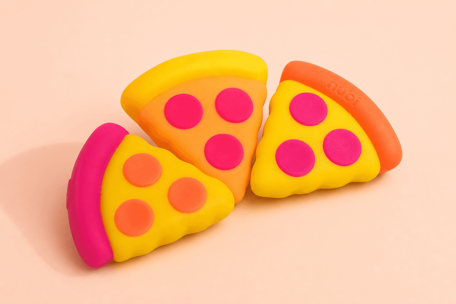 Nubi Pizza Squishy — food-shaped stress-relief toy